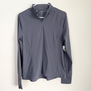Amazon Essentials Slate Grey Quarter-Zip Pullover